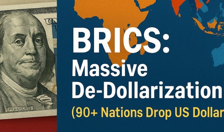 Massive De-Dollarization as 90+ Nations Abandon US Dollar