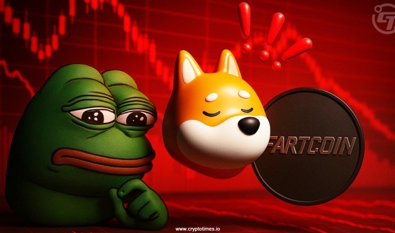 PEPE, FARTCOIN, BONK Drop 20%