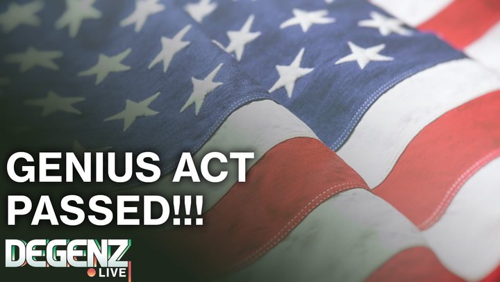 SENATE PASSES GENIUS ACT, FED DECISION TODAY, US-IRAN THREATS GROW