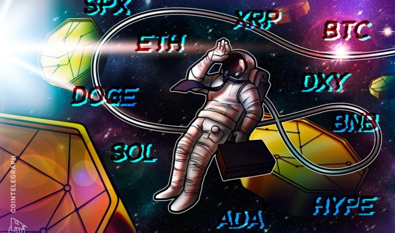 SPX, DXY, BTC, ETH, XRP, BNB, SOL, DOGE, ADA, HYPE