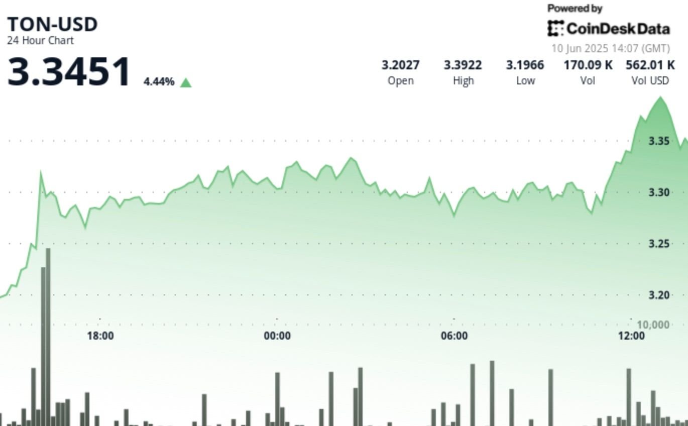 TON Rises 4.1%, Suggests Further Upside Potential