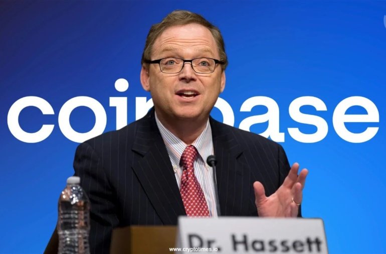 Trump Adviser Kevin Hassett Discloses M-M Stake in Coinbase