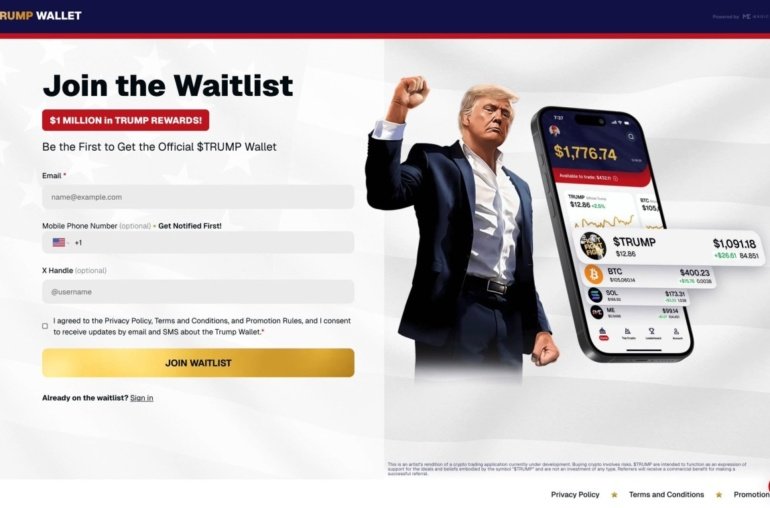 US President Trump to Launch Crypto Wallet & Trading App