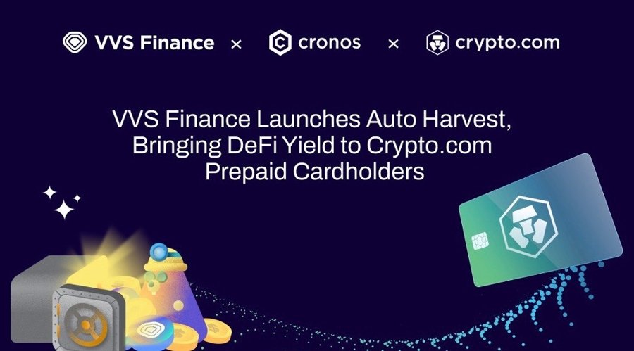 VVS Finance & Crypto.com Partner to Help Users Easily Spend DeFi Yield