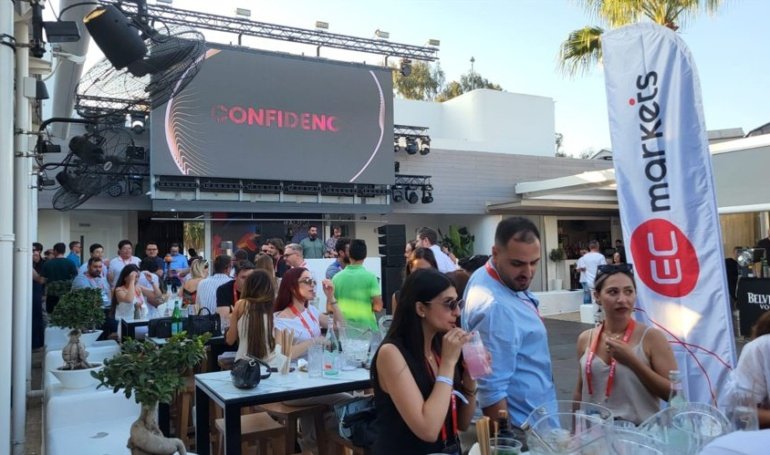 iFX EXPO International 2025: Welcome Party Underway at Columbia Beach in Limassol