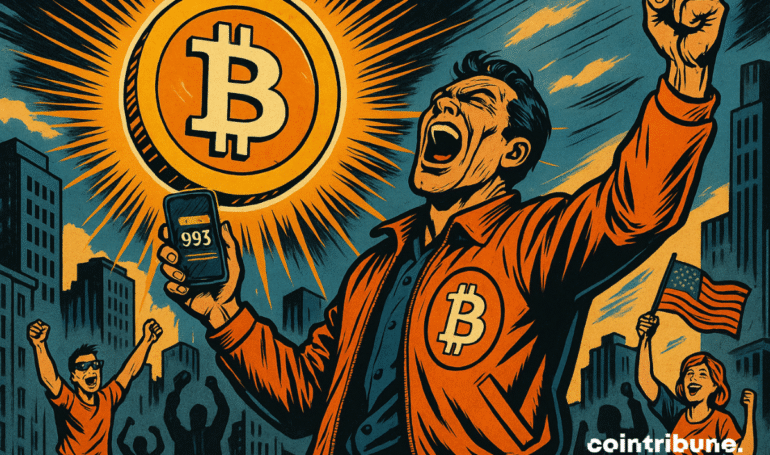 Bitcoin Surpasses  Trillion Valuation with 93% of Addresses in Profit