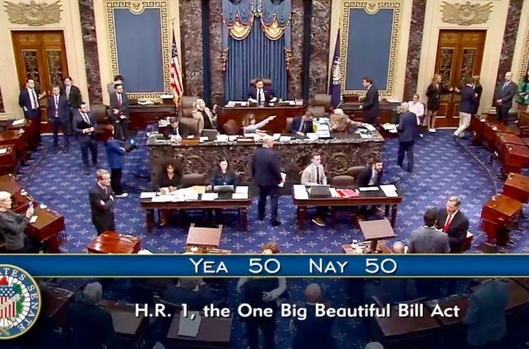 Congress’ Budget Bill Advances From Senate Without Crypto Tax Provision