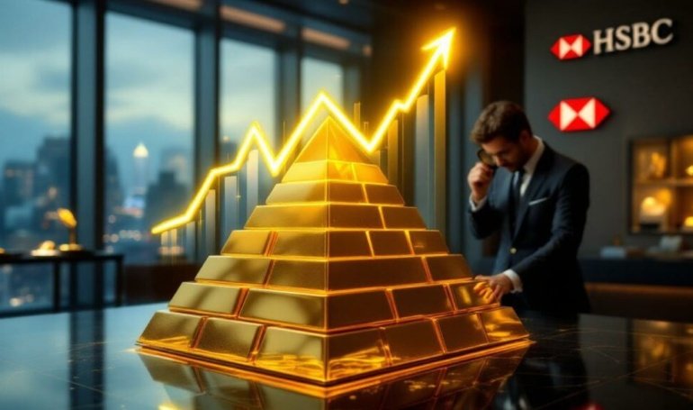 HSBC’s Gold Price Forecast for 2025 End Hits ,215 Amid Crisis