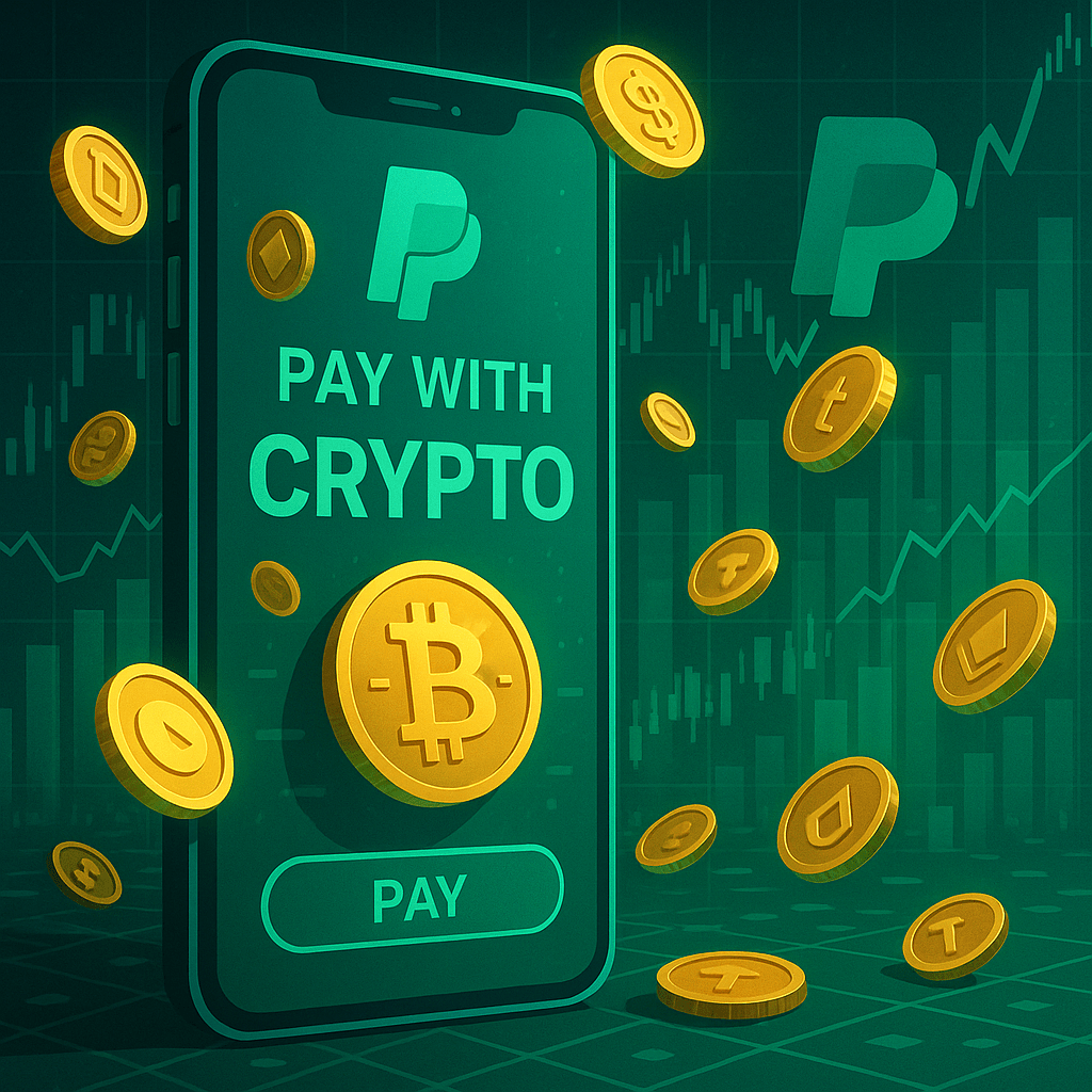 Market Set to Surge as PayPal Introduces ‘Pay with Crypto’ Feature for 100+ Tokens