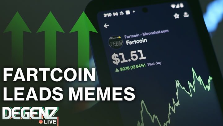 SOL NEARS 0, JP MORGAN LOOKS AT CRYPTO LOANS, FARTCOIN LEADS MEMES