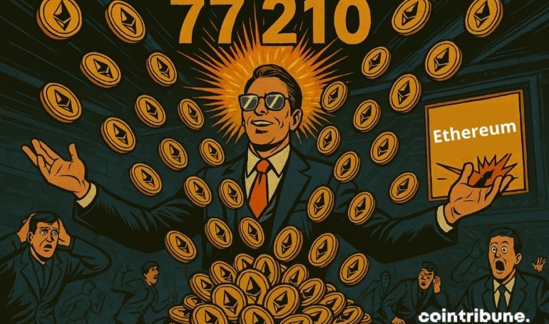 SharpLink Acquires 77,210 ETH, Exceeding Ethereum’s Monthly Issuance