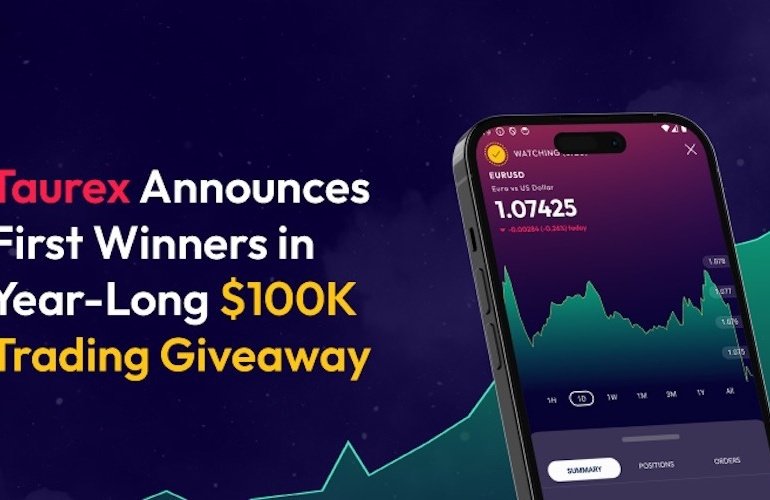 Taurex Announces First Winners in Year-Long 0K Trading Giveaway