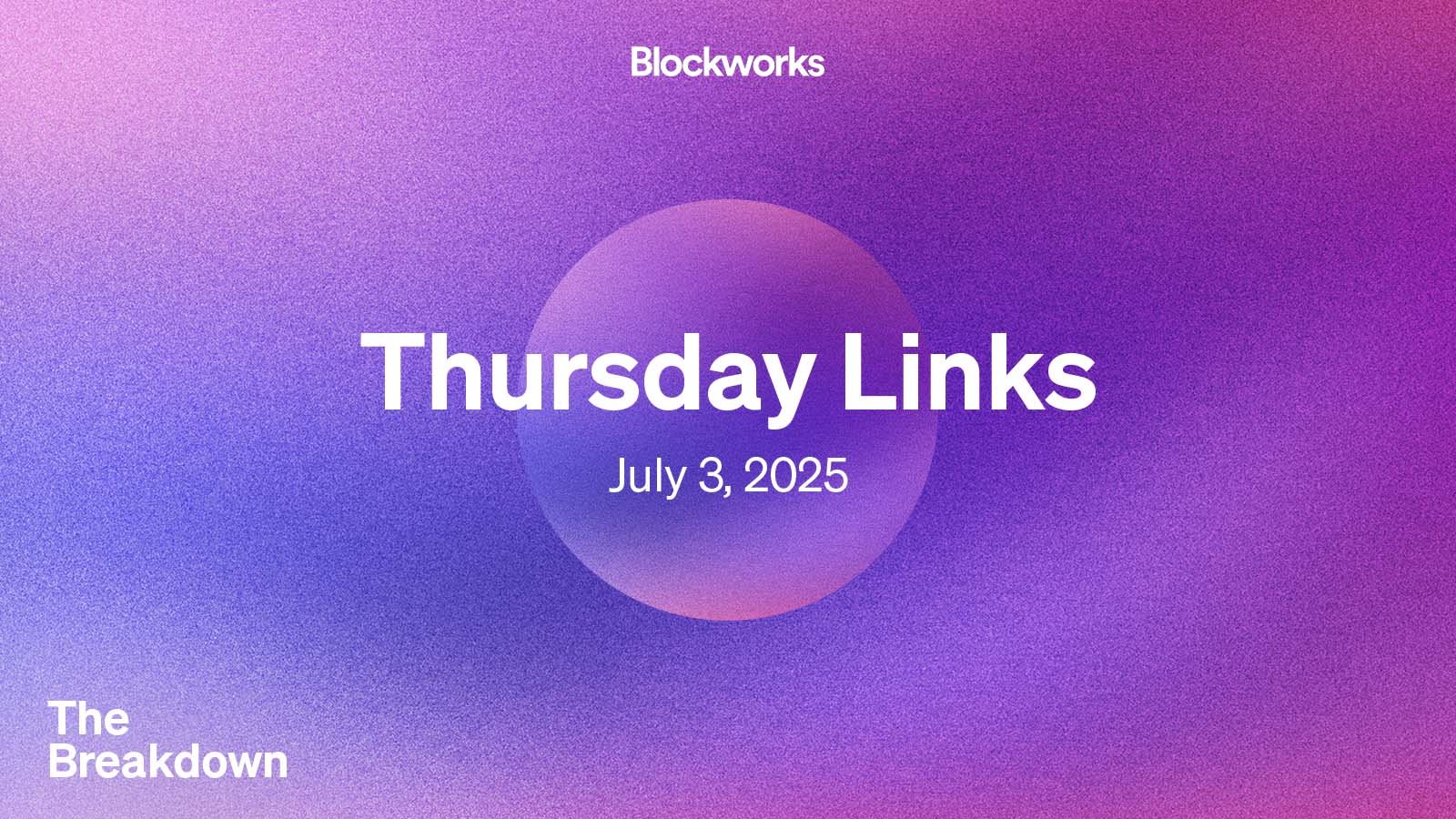 Thursday links: CRCL, BMNR, RIAs and 1000x leverage