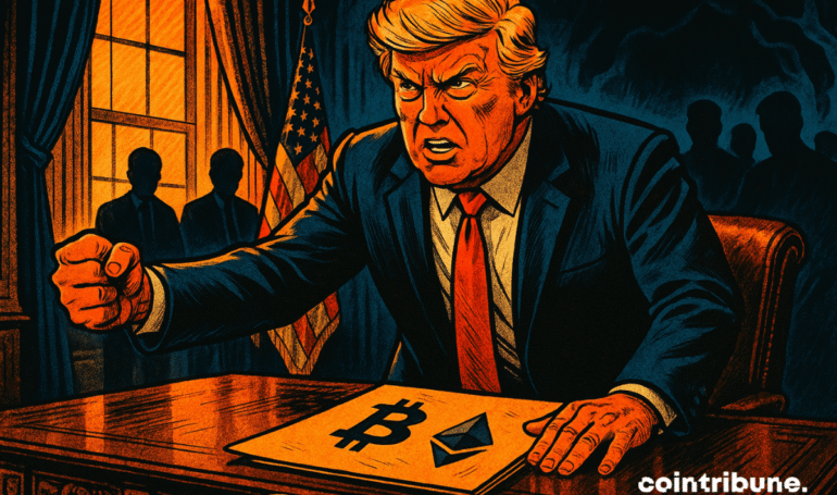 Trump Calms Republican Revolt Over Crypto Bills