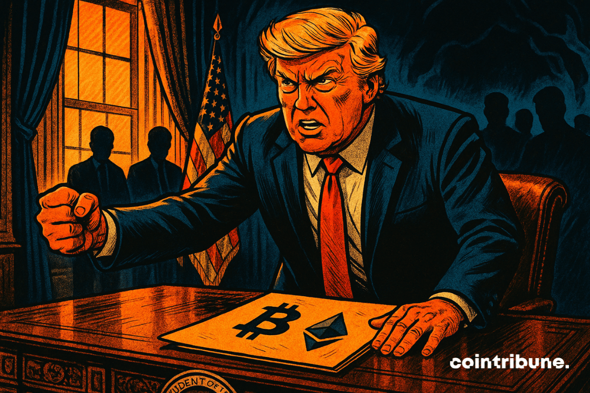 Trump Calms Republican Revolt Over Crypto Bills