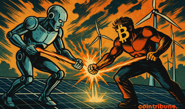 AI and Bitcoin fight for access to the cheapest sources