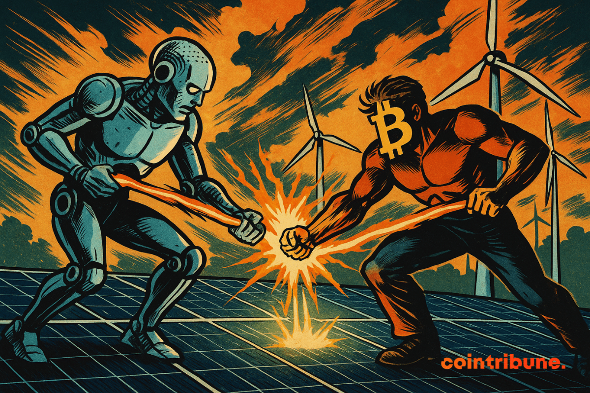 AI and Bitcoin fight for access to the cheapest sources