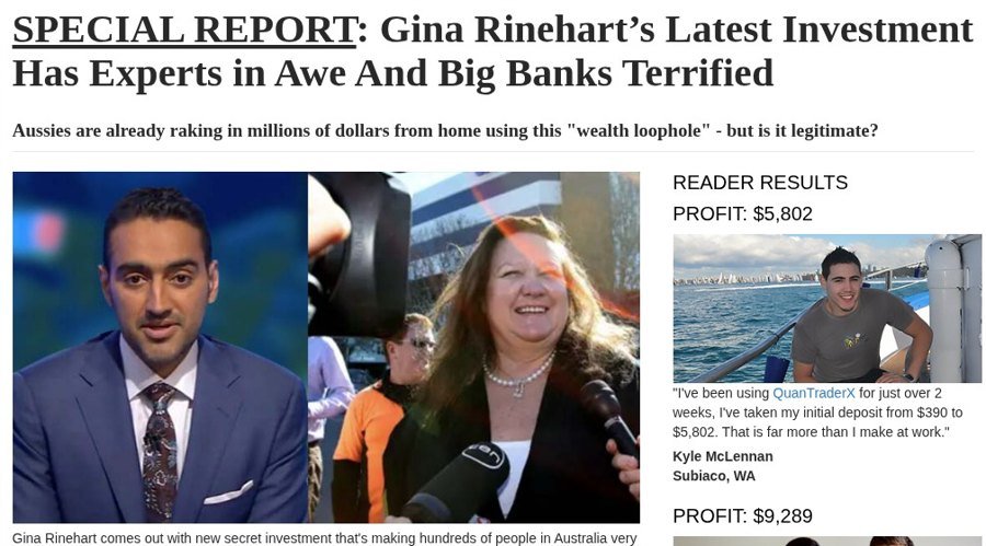 Australian Watchdog Shuts Down 330 Fake Celebrity Investment Scam Sites This Year