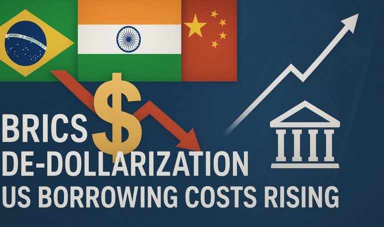 BRICS De-Dollarization To Drive US Borrowing Spike