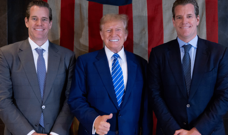 Bitcoin Billionaire Winklevoss Bros Back Trump Sons’ Crypto Miner