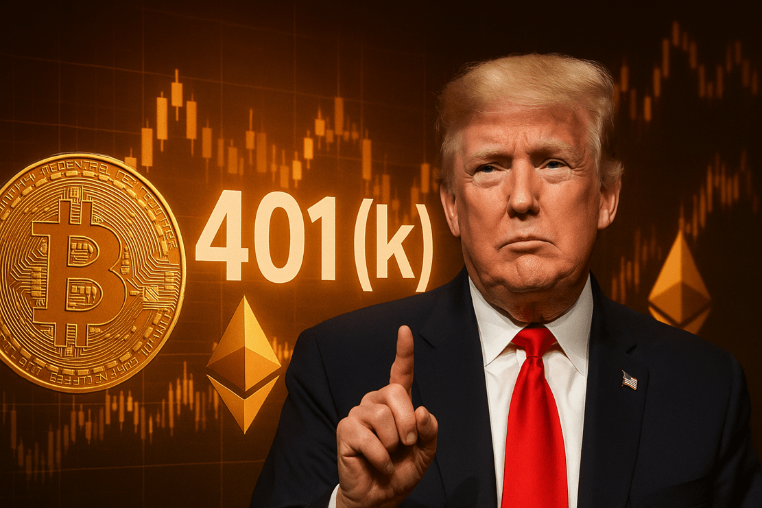Crypto Set For .25 Trillion Tsunami As Trump Opens 401(k) Gates