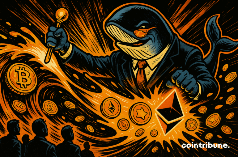 Crypto whales buy 6M of Ethereum and accelerate rotation away from Bitcoin