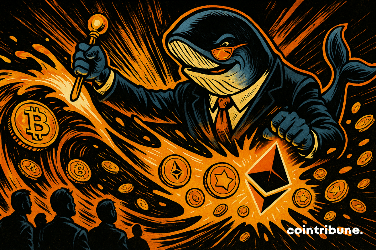 Crypto whales buy 6M of Ethereum and accelerate rotation away from Bitcoin