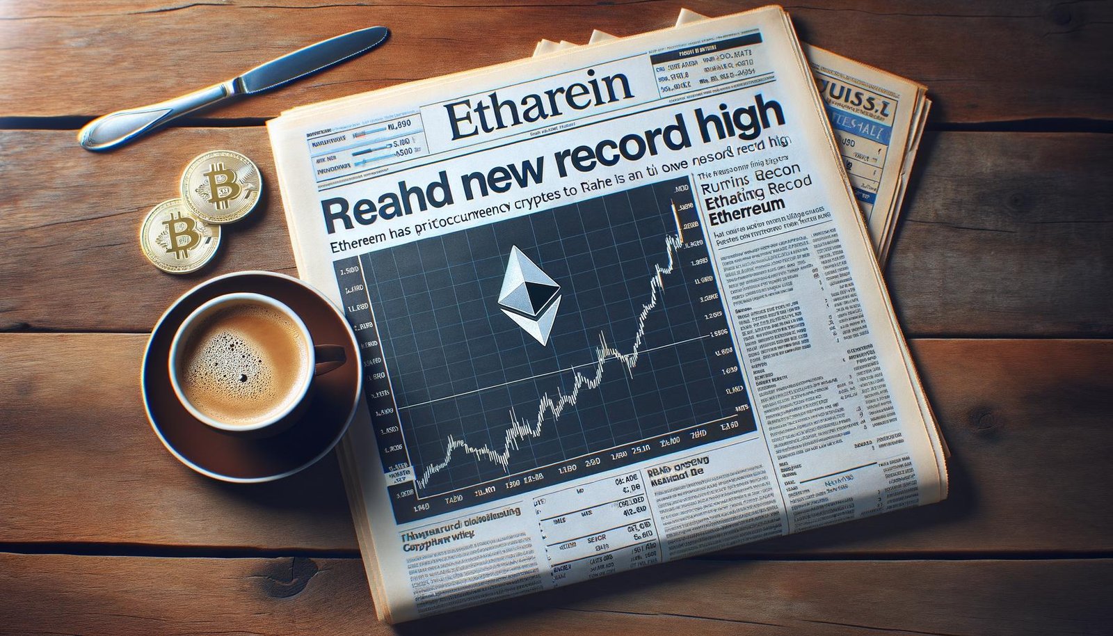 Ethereum Price Hits Fresh High as Bulls Dominate, Bitcoin Slides Lower