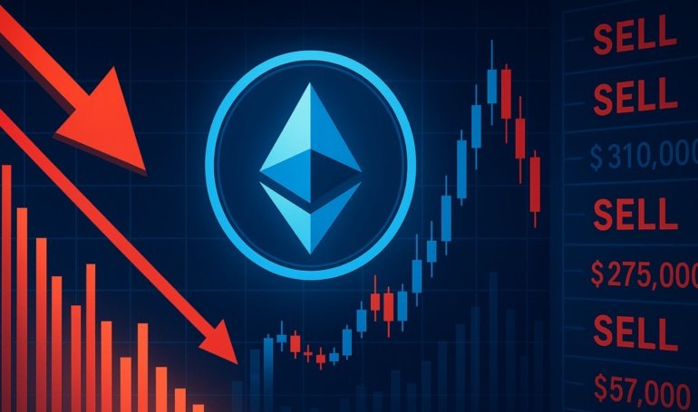 Ethereum Taker Sell Volume Hits 5M In Just 2 Minutes: Panic Or Profit-Taking?
