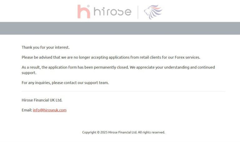 Exclusive: Hirose “Permanently Closed” Retail CFD Traders Onboarding Outside Japan