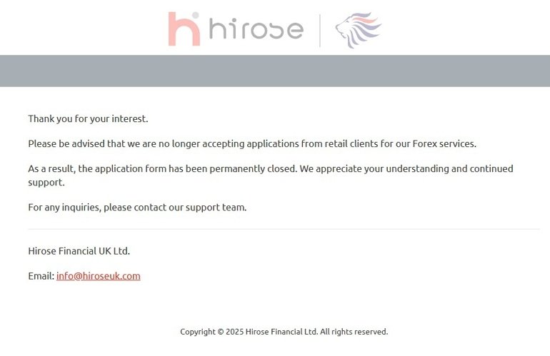 Exclusive: Hirose “Permanently Closed” Retail CFD Traders Onboarding Outside Japan