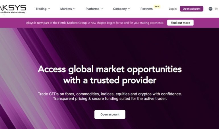 Fintrix Markets Buys Offshore CFD Broker Aksys