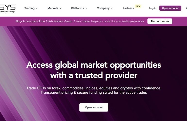 Fintrix Markets Buys Offshore CFD Broker Aksys