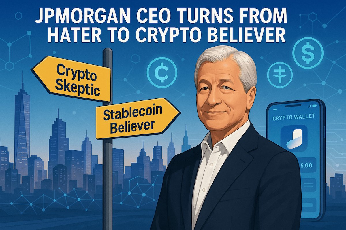 JPMorgan CEO Turns from Hater to Crypto Believer & Market Rejoices