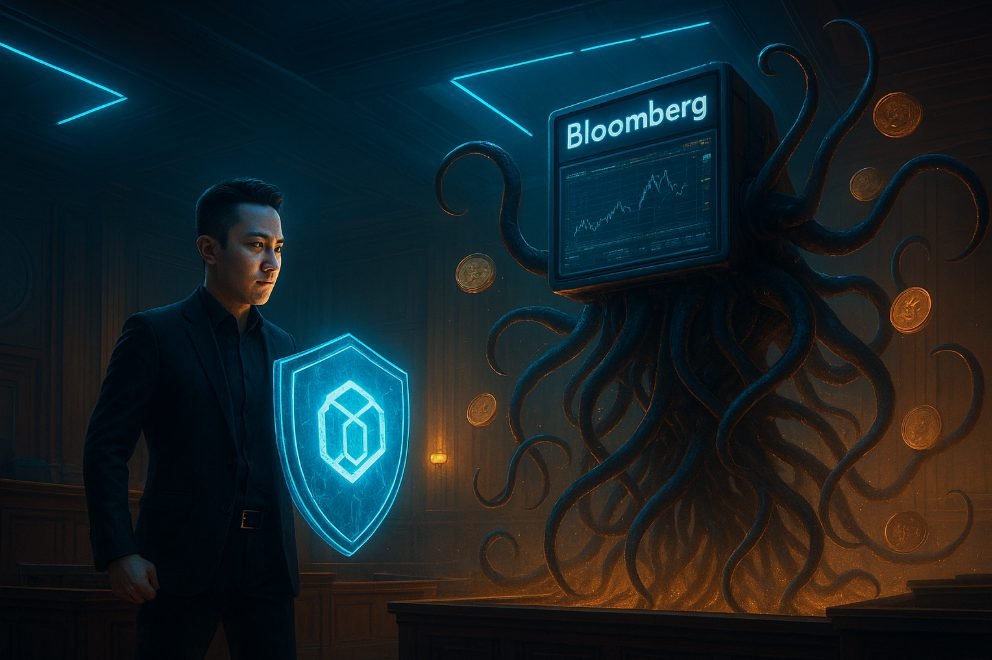 Justin Sun Lawsuit Targets Bloomberg Over Crypto Leak