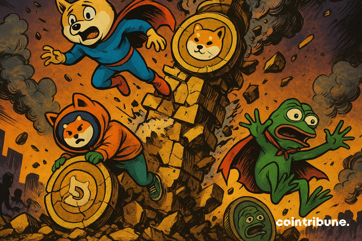 Meme Coin Market Slumps as Dogecoin, Shiba Inu, and Pepe See Declines