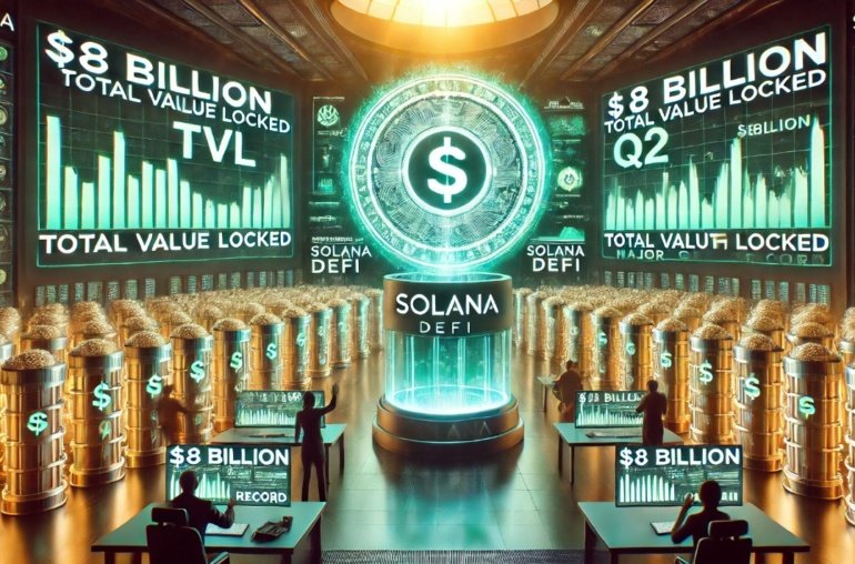 Solana DeFi Total Value Locked Hits  Billion Record With Major Q2 Growth