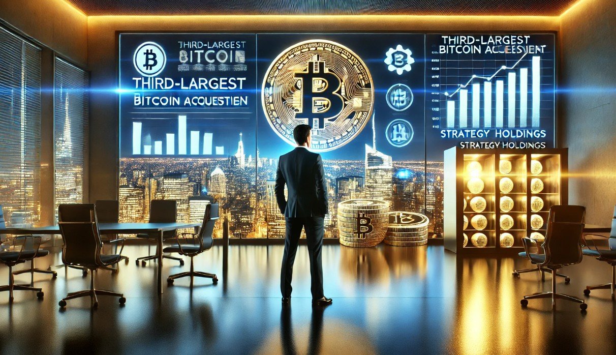 Strategy Expands Bitcoin Holdings With Massive Third-Largest Acquisition
