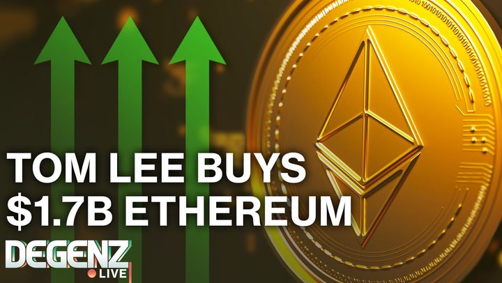 TOM LEE BUYS .7B ETH IN PAST WEEK, $LIGHT JUMPS 50% TO NEW ATH, CRYPTO MAJORS IN THE GREEN