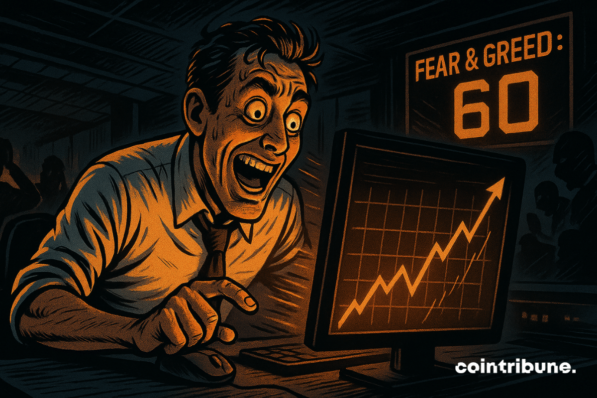 The Fear & Greed Index climbs 10 points in 24h