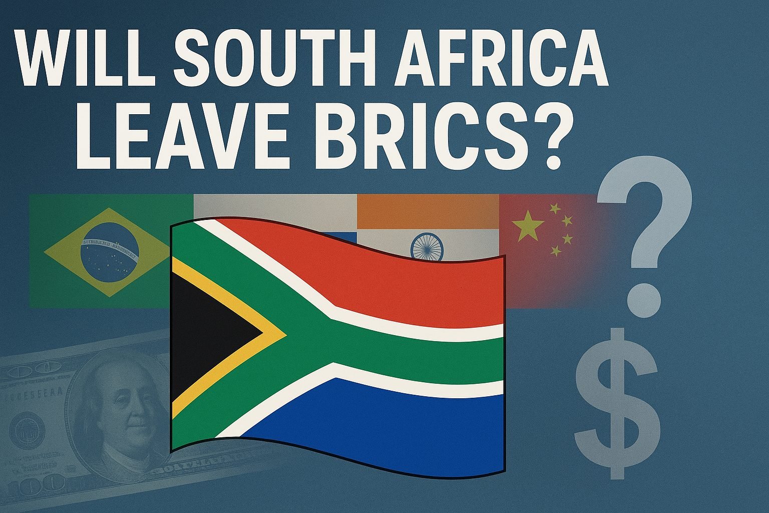 Will South Africa Leave BRICS? De-dollarization Stalls