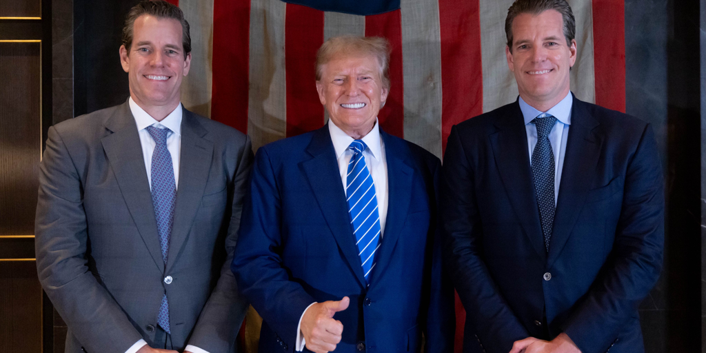 Winklevoss Twins Donate  Million in Bitcoin to Pro-Trump, Anti-Democrat Crypto PAC