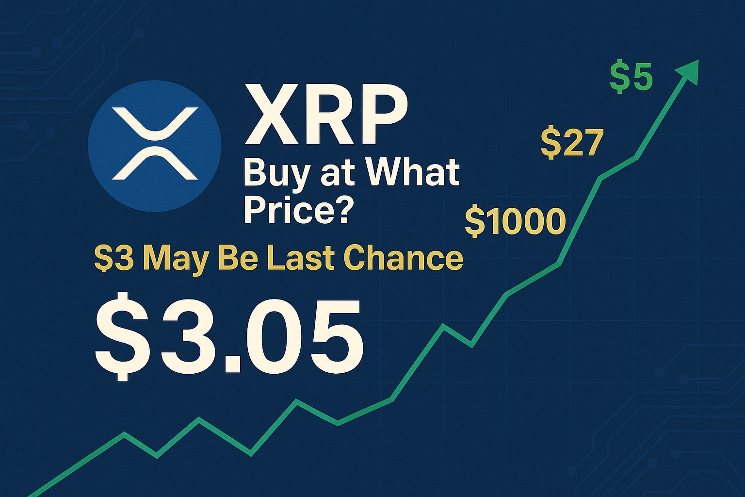 XRP Buy at What Price? See How High It Can Go