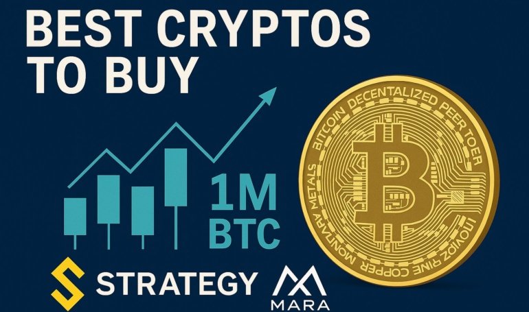 Best Cryptos to Buy as Corporate Bitcoin Treasuries Reach 1M $BTC