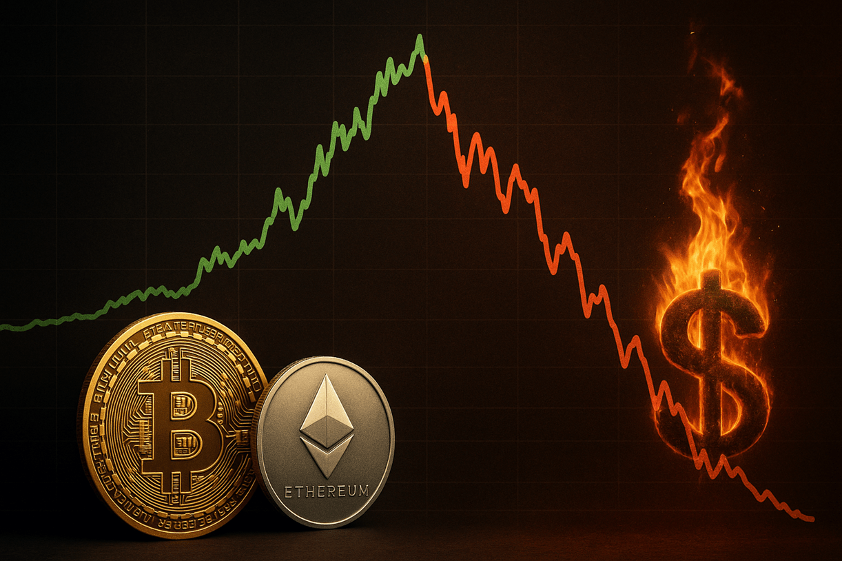 Bitcoin To 5k, ETH To k Then Dot-Com Style Crash: Expert