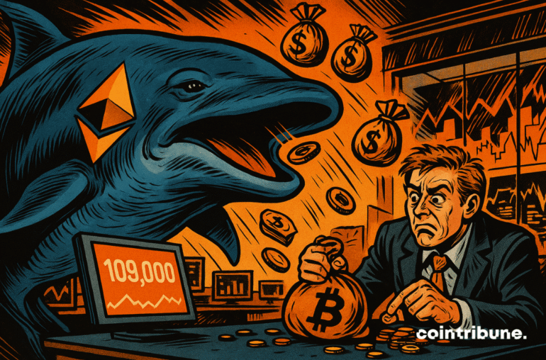 Bitcoin passes 9,000 again but Ethereum captures most of the institutional flows