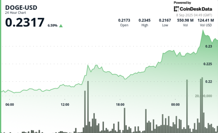 Dogecoin Builds Higher Lows While Resistance Holds