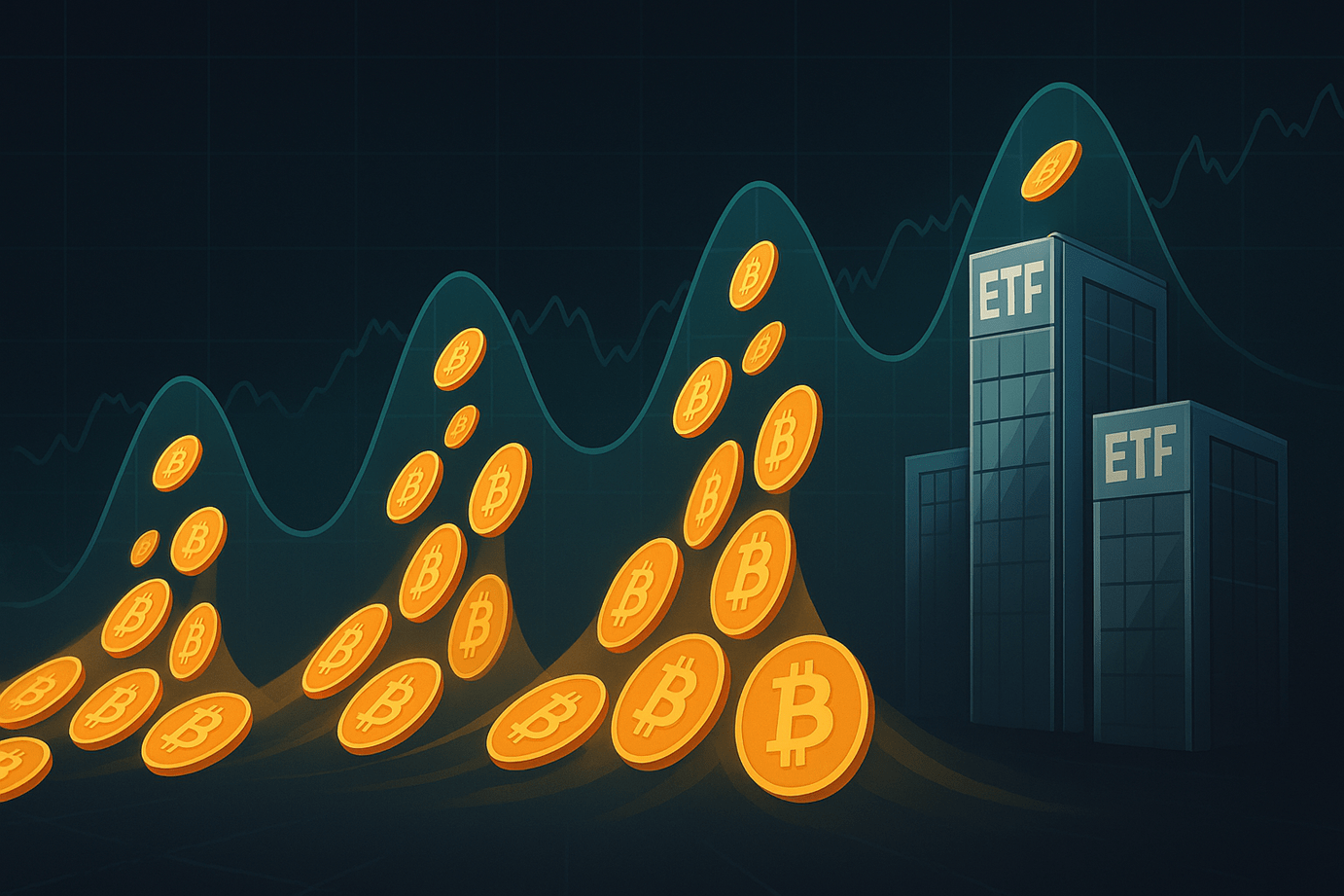 Old Bitcoin Supply Keeps Moving Into ETFs: Data Shows Three Waves So far
