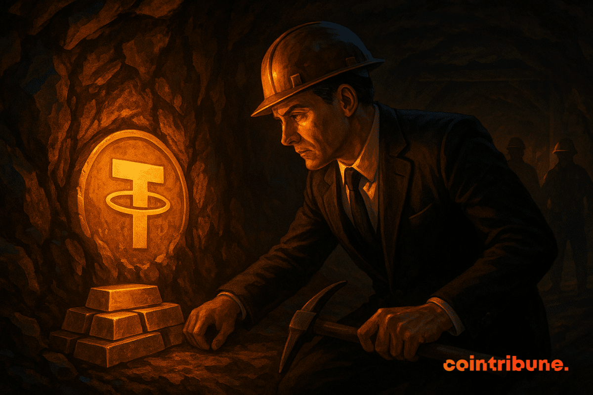 Tether prepares a historic diversification with gold