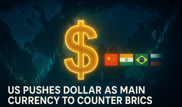 US Pushes Dollar Main Currency in 8 Countries to Counter BRICS